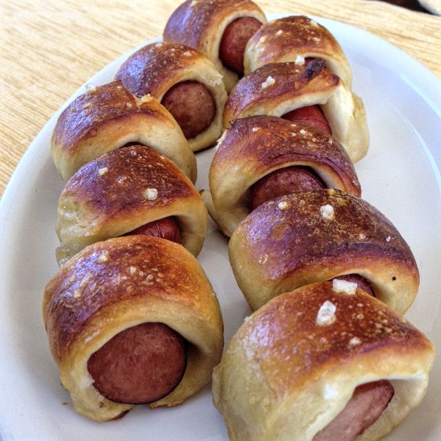 Mini Pretzel Dogs